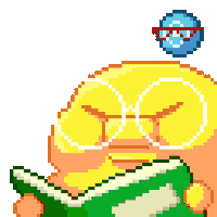 Book Studying Sticker by Apeironnft