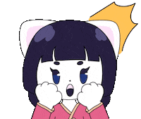 jeyi_ch cat what kawaii shock Sticker