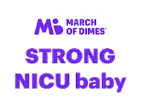 Preterm Birth Baby Sticker by March of Dimes