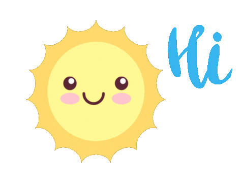 Sun Hello Sticker by Design Jord