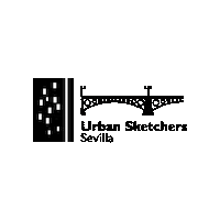 Usksevilla Sticker by Urban Sketchers