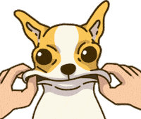 Animation Dog Sticker