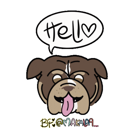 English Bulldog Dog Sticker