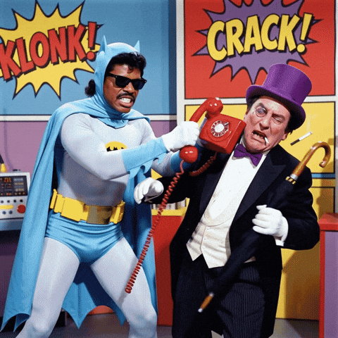 The Batman Fighting GIF by Jukebox Saints