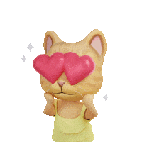 Loving In Love Sticker by Lucky Kat Studios