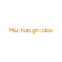 Thanks Muchas Gracias Sticker by Wowwa