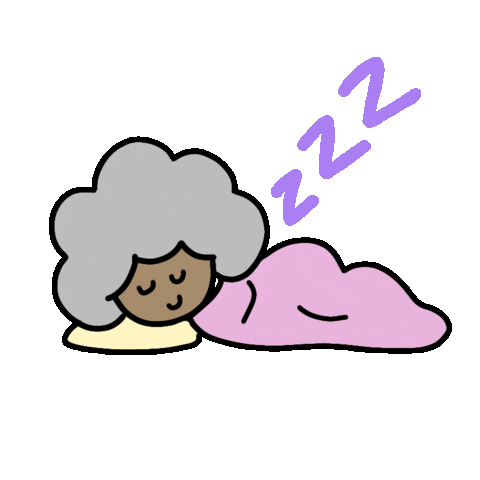 Tired Good Night Sticker