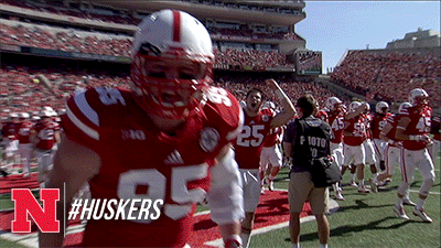 happy GIF by Huskers