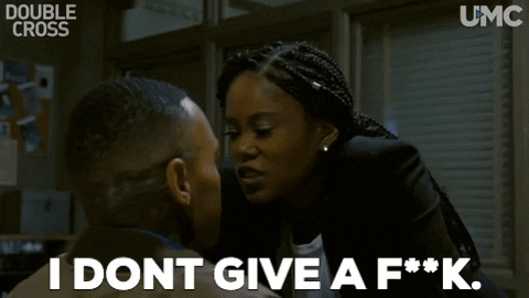 Double Cross I Dont Care GIF by ALLBLK