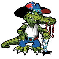 racingschooleurope racing australia motorsport crocodile Sticker