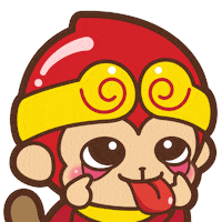 Monkey Smile Sticker
