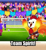 Team Spirit Soccer GIF by Zorooster