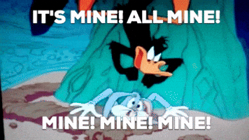 looney tunes bugs bunny daffy duck greed greedy GIF