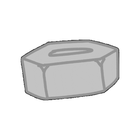 Nut Screw Sticker by touyoneji