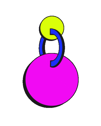 ninaspina giphyupload neon colores earrings Sticker