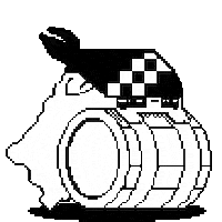 piratesheep fun pixel kawaii monster Sticker