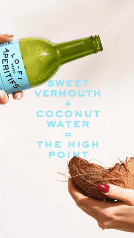 Coconut Water Vibes GIF by Lo-Fi Aperitifs
