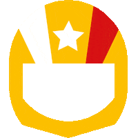 helmet make the future Sticker by Shell 