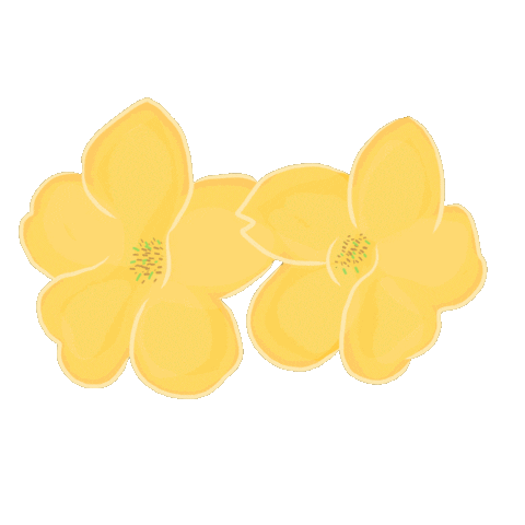 Flowers Hawaii Sticker by Design Jord