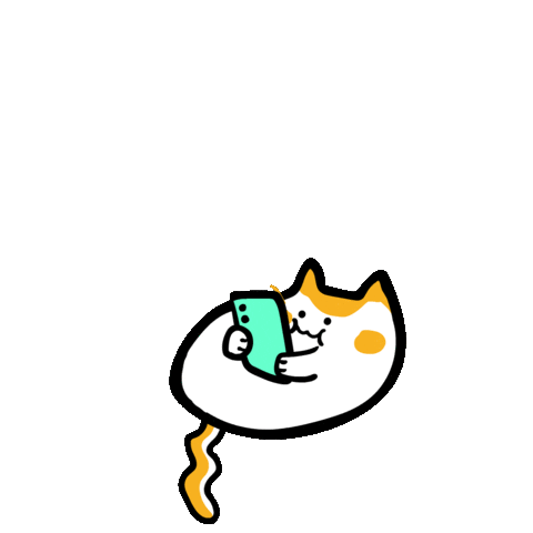 New Post Sticker by Poku Meow Meow Meow