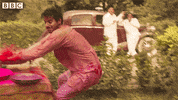 Throw Holi GIF by BBC