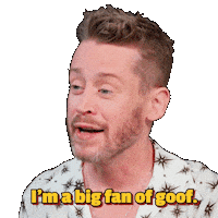 Goofing Off Macaulay Culkin Sticker by First We Feast