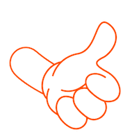 Thumb Love Sticker by KREATIVES