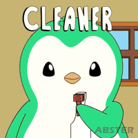 Penguin Wipe GIF by Abster