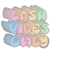 Fun Rainbow Sticker by LUXLASH SOCIETY