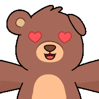 I Love You Kiss Sticker by BEARISH