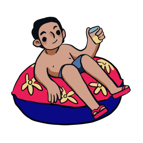 Art Summer Sticker