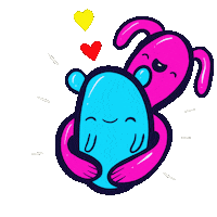 Happy In Love Sticker by The Squibbles