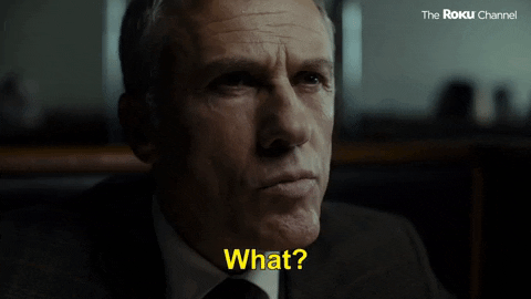 Christoph Waltz GIF by The Roku Channel