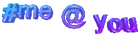 Me @ You Lol Sticker