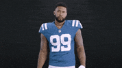 Flexing Deforest Buckner GIF by Indianapolis Colts