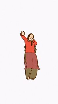 Dancing Girl Art GIF