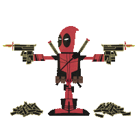 Marvel Deadpool Sticker