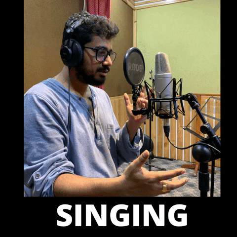 I Love You Singing GIF by Rahul Basak