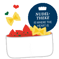 Pasta Noodles Sticker by Ruhr-Universität Bochum