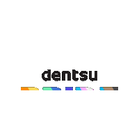 dentsupride dentsu Sticker