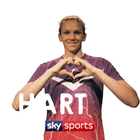 Sky Sports Heart Sticker by Sky Netball