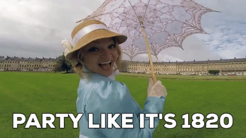 jane austen angie away GIF