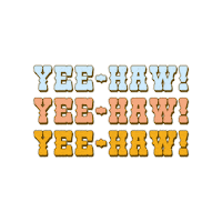 Cowgirl Yee-Haw Sticker by Valfré