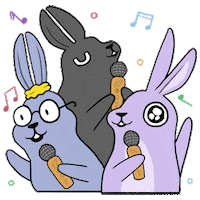 friends sing Sticker by Bare Tree Media