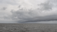 Shelf Cloud Hangs Over Waters Off Long Island as New York Braces for Wet Weekend