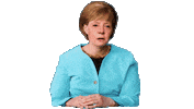 tibber_deutschland merkel thumbsdown deepfake tibber Sticker