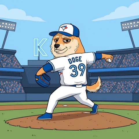 Throwing Toronto Blue Jays GIF by Doge Pound