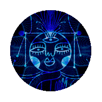 woomoonibiza moon kinetic woomoon woomoonibiza Sticker