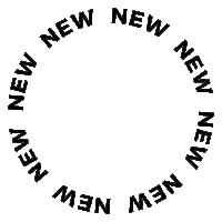 Text Spinning Sticker by Roman