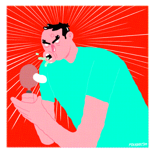 table tennis artists on tumblr GIF by Animation Domination High-Def